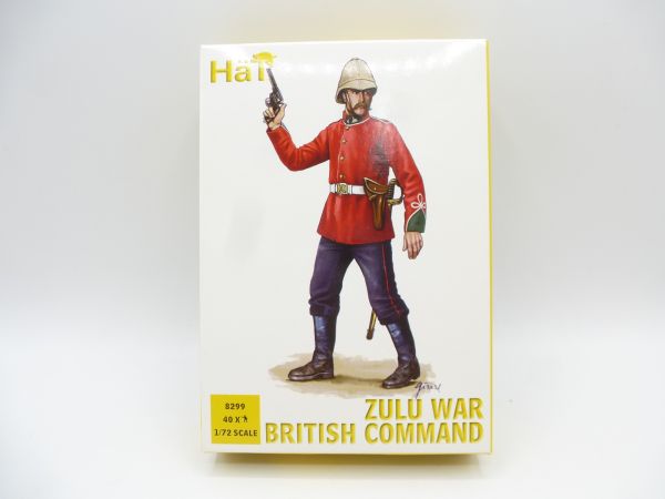 HäT 1:72 Zulu War British Command, No. 8299 - orig. packaging, on cast