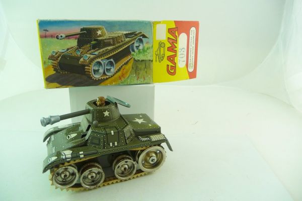 Gama Tank, No. 703 - orig. packaging, box very good condition, tank works