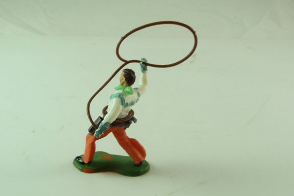 Britains Swoppets Cowboy standing with lasso (Britains made in France)
