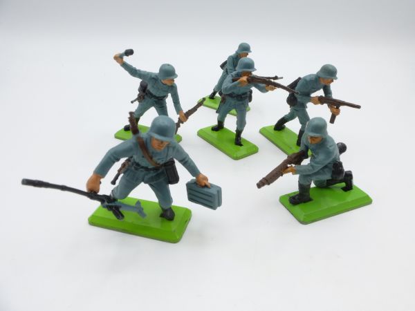 Britains Deetail German soldiers 1st version - complete set