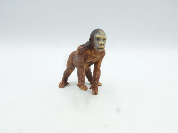 Elastolin Weichplastik Gorilla mit beweglichem Arm - tolle Figur