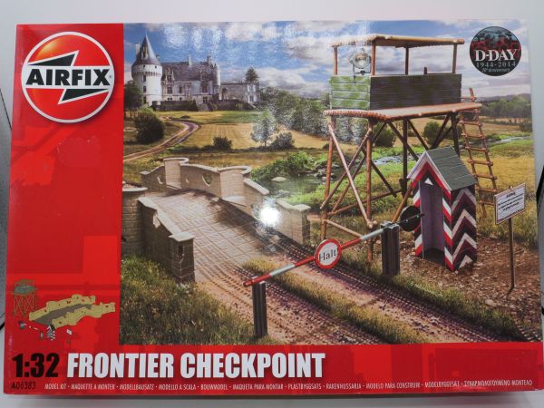 Airfix 1:32 Red Box: Frontier Checkpoint D-Day, No. 06383 - orig. packaging