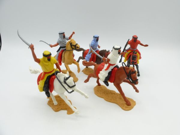 Timpo Toys Schöner Satz Araber zu Pferd (5 Figuren)
