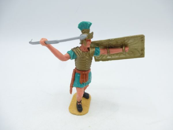 Timpo Toys Roman (green) with pilum + shield, black sandals