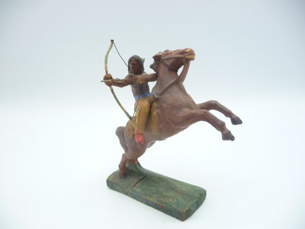 Tipple Topple Indianer zu Pferd mit Bogen - schöne Figur, guter Zustand