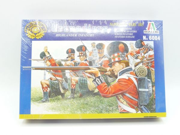 Italeri 1:72 Grenadiers Highlander Infantry, No. 6004 - orig. packaging, shrink-wrapped