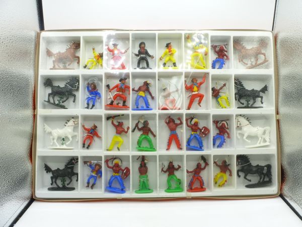 Jean Rare big box Cowboys + Indians (32 pieces) - orig. packaging