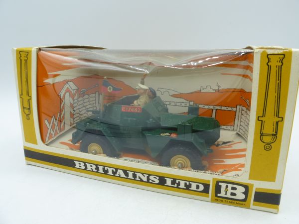Britains Deetail British Scout Car, No. 9781 - orig. packaging, top condition, box see photos