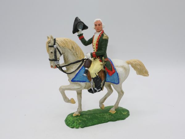 Elastolin 7 cm American Militia: Officer on horseback, No. 9130