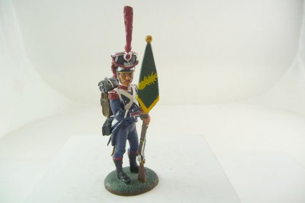 del Prado Fahnenträger Nap. Leichte Infanterie, 1809 - sehr guter Zustand No. 38