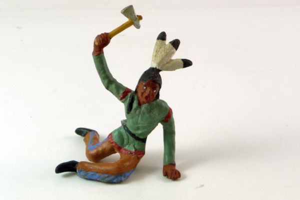 Merten Indian sitting with tomahawk - good condition