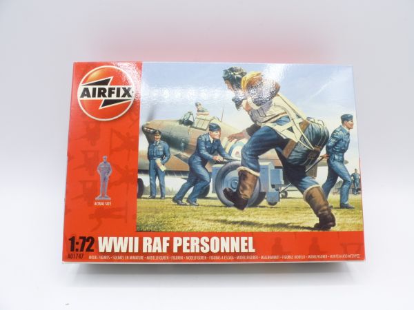 Airfix 1:72 WW II RAF Personnel, No. A0747 - orig. packaging, Red Box