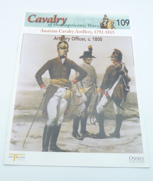 del Prado Booklet No. 109 Artillery Officer, ca. 1800