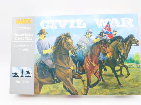 IMEX 1:35 Civil War: Confederate Cavalry, No. 704 - orig. packaging, complete