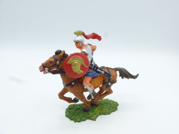 Elastolin 7 cm Master on horseback, No. 8450 - great figure, brand new