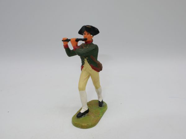 Elastolin 7 cm American Militia: Piper marching, No. 9135