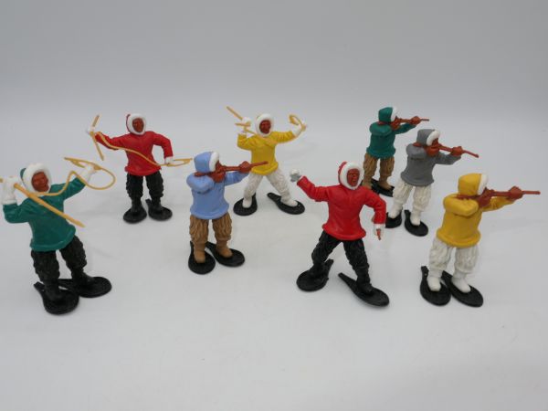 Timpo Toys Group of Eskimos (8 figures)