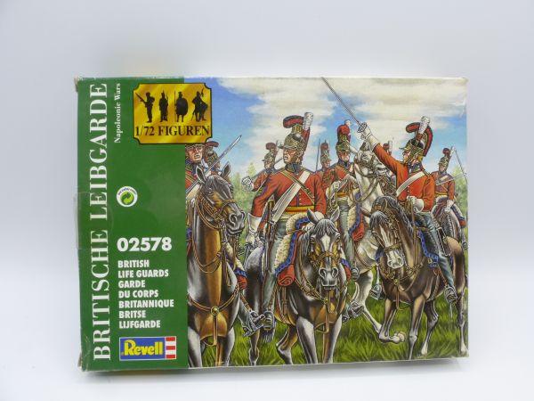 Revell 1:72 Nap. Wars, British Life Guards, No. 2578 - orig. packaging, figures on cast