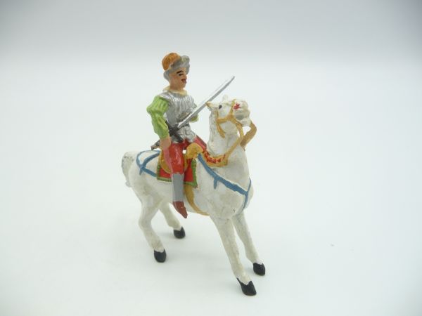 Merten 4 cm Lansquenet on horseback, sword in front of the body