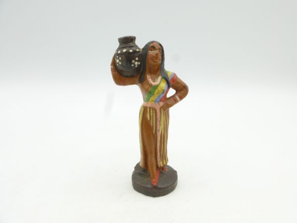 Bayer Indian woman with jug - great condition, great painting
