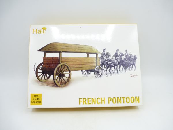 HäT 1:72 French Pontoon, No. 8108 - orig. packaging, on cast