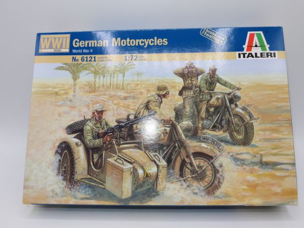Italeri 1:72 German Motorcycles, Nr. 6121 - OVP, am Guss