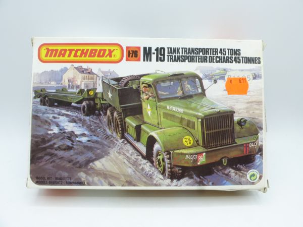 Matchbox 1:76 M19 Tank Transporter 45 tons - orig. packaging, partly on casting