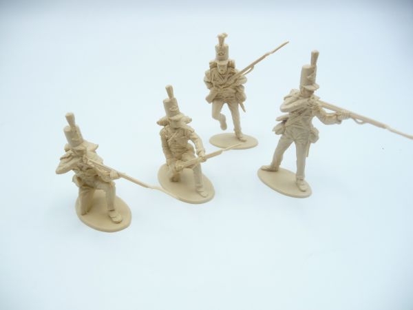 Waterloo Figuren (Briten), 4 Figuren, ähnlich Airfix