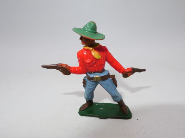 Starlux Cowboy stehend mit 2 Pistolen - frühe Figur