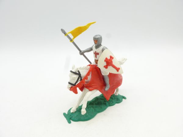 Timpo Toys Crusader 1st version riding with flag + shield