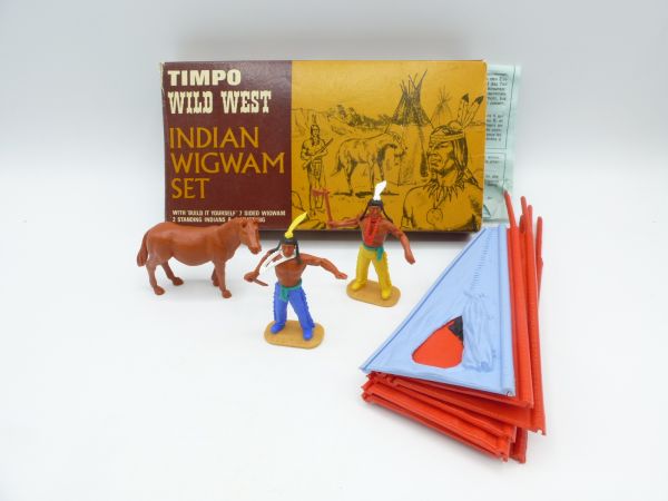 Timpo Toys Wild West, Indian Wigwam Set, Ref. Nr. 274 - OVP