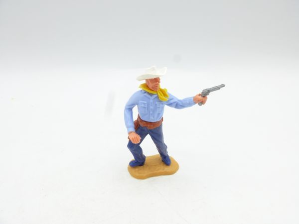Timpo Toys Cowboy 2. Version stehend mit Pistole - seltener Hut