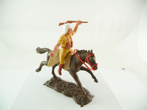 Timpo Toys Fremdenlegion, Soldat zu Pferd mit Gewehr + Handgranate