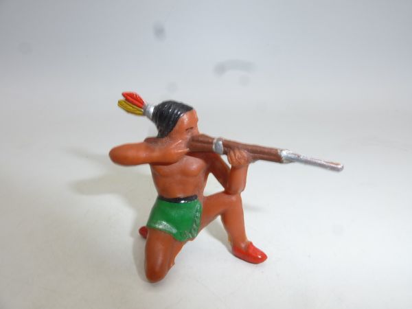 Indian kneeling shooting