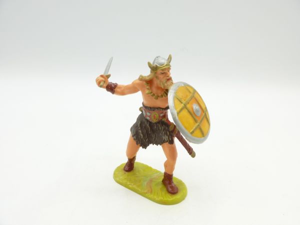 Elastolin 7 cm Viking defending with sword, No. 8506, painting 2