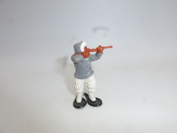 Timpo Toys Eskimo, grau, Gewehr schießend