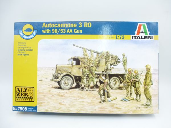Italeri 1:35 Autocannone 3 Ro, No. 7508 - orig. packaging, on cast