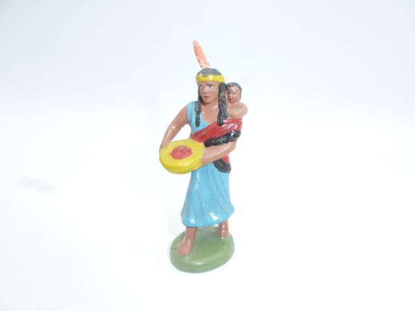 Leyla Indian woman with child - great figure, very good condition