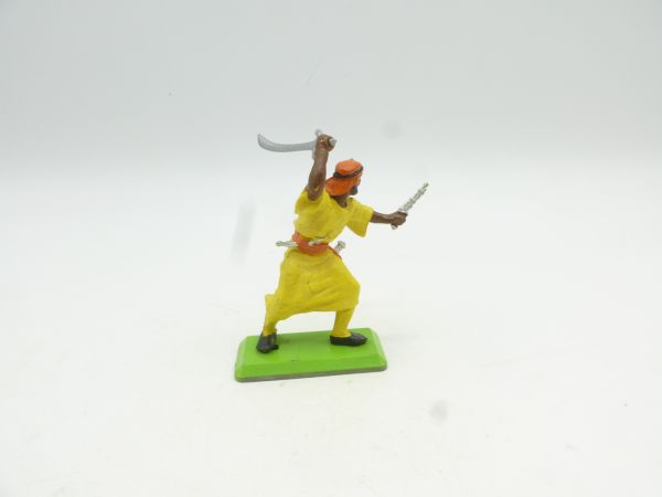 Britains Deetail Arab (yellow) with sabre + pistol