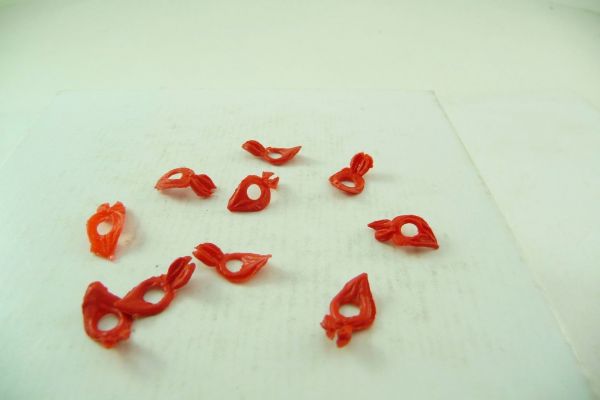 Timpo Toys 10 big neckerchiefs (red)