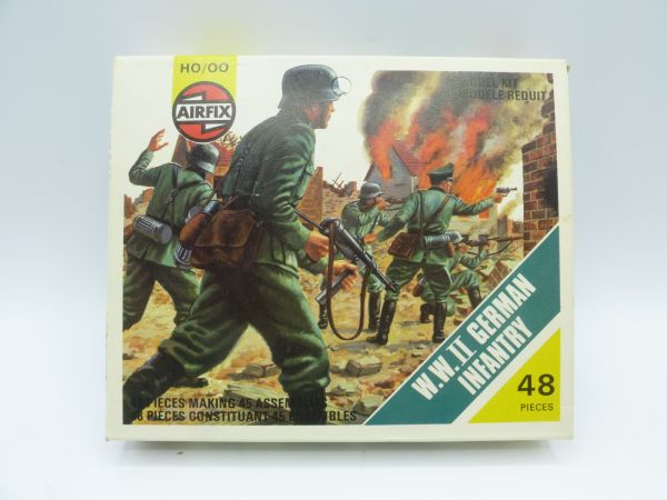 Airfix 1:72 German Infantry, No. 17051 - orig. packaging, loose, complete, box good condition