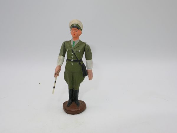 Policeman with movable arms, size approx. 8,5 cm - not complete