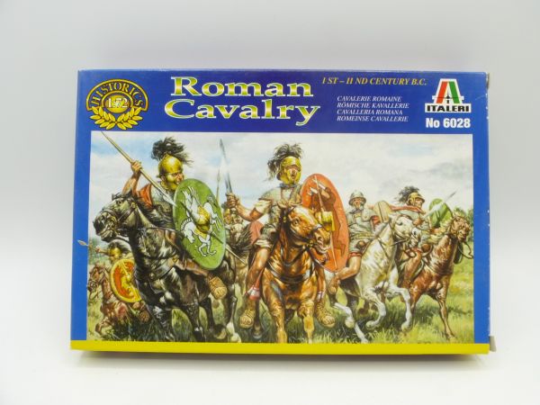 Italeri 1:72 Roman Cavalry, No. 6028 - orig. packaging, parts on the casting