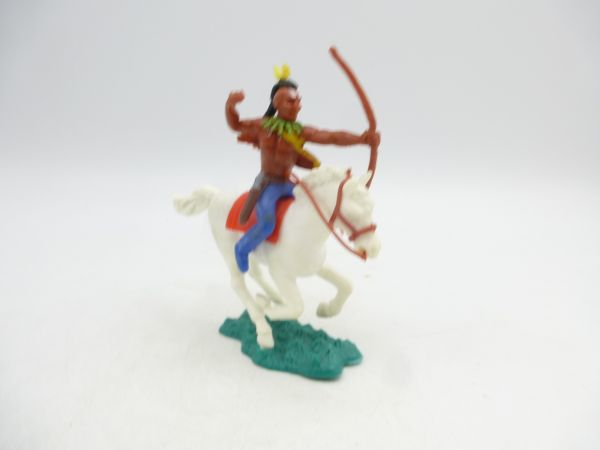 Iroquois riding with bow