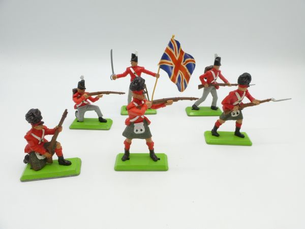 Britains Deetail Set napoleonische Soldaten (6 Figuren)