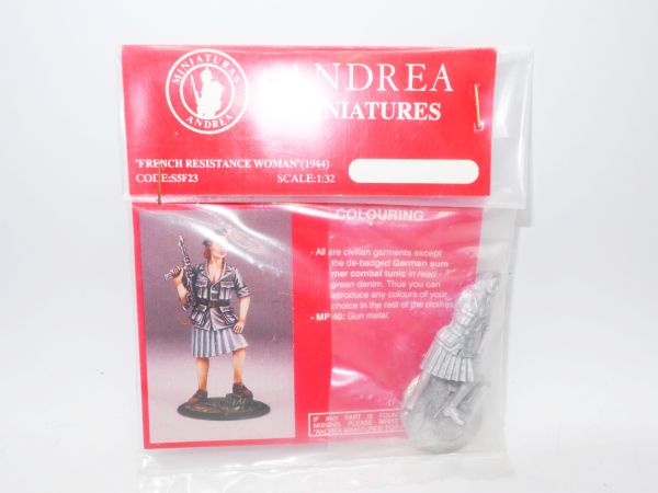 Andrea Miniatures French Resistance Woman (1:32), S5F23