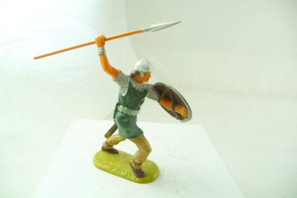 Elastolin 7 cm Norman throwing spear, No. 8841 - early 3 figure