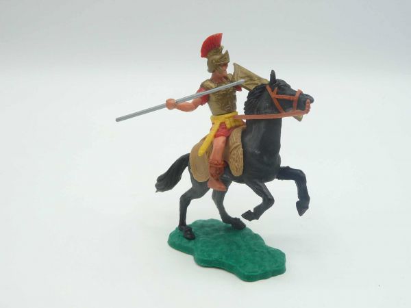 Timpo Toys Roman riding red, with pilum - beautiful rising horse