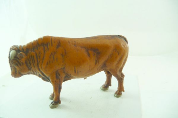 Elastolin Bull standing, brown, No. 3802 - very good condition