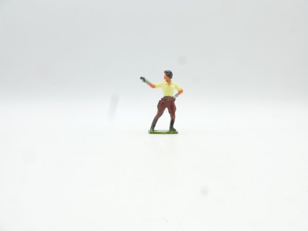 Starlux Cowgirl standing - early figure, small piece of the pistol missing